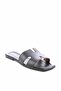 Women's Black Slippers K04101000609 - 4