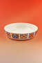 Orange Tile Porcelain Salad Bowl