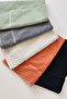 Set of 2 Diagonal Striped Foot Towels - 100% Cotton Towel Set - 50X70 cm - Green - 2
