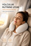 Visco Memory Travel Neck Pillow - Orthopedic Travel Pillow - Support Pillow for Airplane and Car