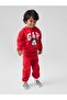 Baby Boy Red Relaxed Logo Pull-On Jogger Sweatpants - 4
