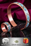 Women's Copper Bracelet Ring Set - Eyes Model Special Edition Metal Box and Quartz Stone