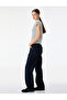 Short Sleeve Crew Neck Button Detailed Striped Knit Sweater - 3