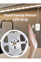 Cold White 2M 1-10M Led Tape Night Light White Strip Light for Kitchen Cabinet Closet TV Backl - 8