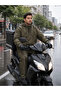 Cheap Biker Courier Raincoat with Hooded Hat Seamless Zipperless Guaranteed - 4