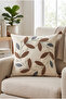 Papatya Bohemian Punch Embroidered Throw Pillow Cover (Without Inner Filling)