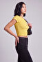 Basic Slim Fit Women's Round Neck Knitted Slim Fit T-Shirt - 3