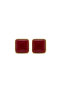 Steel Burgundy Roya Earrings
