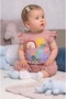 Patterned Baby Girl Shorts Jumpsuit
