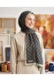 شال فريش - نمط البرسيم - EM060-09 - أنثراسايت، مينك