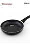 Non Stick Frying Pan 28cm Granite Gray Afp28ge - Superior Aluminum Body, Dishwasher Safe - 8