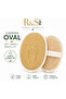 Natural Pumpkin Fiber Double-Sided Bath Scrubber |   Oval Loofah Body Exfoliating and Cleansing Scrub