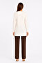 Women's Comfortable and Stylish Viscose Tunic-Cream - 4