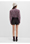 Velvet Brown Shorts Skirt 1410234-90892 - 5