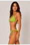 Light Green Halter-Neck Women's Fashionable Triangle Bikini Set - 4