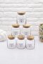 Bamboo & Stylish Vacuum Lid 6-Piece Glass Spice Set 300ML - 3