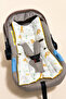 100% Cotton Muslin Double-Sided Beaded Silicone-Filled Newborn Baby Car Seat and Stroller Cushion - 2