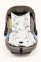 100% Cotton Muslin Fabric Bead Silicone Filled Stroller Cushion and Car Seat Newborn Baby Cushion - 3