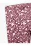 Raised Heart Patterned Cotton Long Leggings - 5
