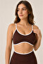 Coreline Padded Seamless Sports Bra - with Piping Detail