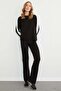 Basic Crew Neck Striped Modal 2-Piece Set - 6