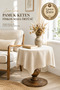 Linen |   Vintage Fiskos and Tablecloth Authentic Linen Rustic Coffee Corner and Dresuar Cover