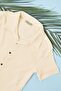 Boy's Shirt with Folded Sleeves and Buttons - 3