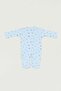 Printed Snap Fastener Boys' Jumpsuit - 2