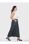 Alita City Lcw Grace Black Denim Straight Long Women's Jean Skirt with a Difference