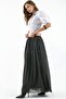 Bdart High Waist Polka Dot Long Skirt - 2