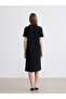 Original Polo Collar Slit Dress - 4
