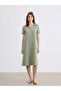 Original Polo Collar Slit Dress - 2