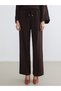 Trendlucky Women's Wide Leg Pants with Elastic Waist and Difference in Color - 2