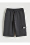 Two Mt Shop Quality Lcw Kids Anthracite 2 Thread Plain Standard & Regular Boys Cargo Shorts - 4