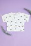 Bow Printed Girls' Crop T-Shirt - 3