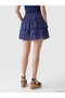 Original Elastic Waist Katkat Muslin Mini Skirt - 4