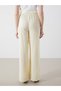 Trendlucky Women's Textured Trousers with Elastic Waist and Difference in Color - 4