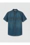 Trendlucky Regular Fit Men's Jean Shirt with Difference in Color - 5