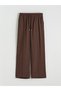 Trendlucky Women's Wide Leg Pants with Elastic Waist and Difference in Color - 5