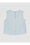 Two Mt Shop Quality Appliqué Detailed Girls' Jean Blouse - 5