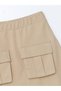 Two Mt Shop Quality Lcw Kids Beige Elastic Waist Girls' Skirt - 4