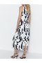 Rochie lunga, Alb/Negru - 2
