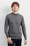 Men's Basic Half Fisherman Thin Knit Sweater Pattern