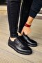 Classica premium genuine leather classic men's shoes black - 3