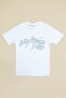 Text Printed Crew Neck Boy's T-Shirt