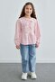 Striped Girls' Blouse with Bow Detail - 2