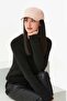Faux Leather Back Adjustable Cap Hat - 3