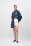 Elegant Draped Satin Shirt - 2