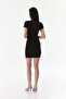 Basic Crew Neck Lycra Dress - 5