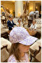 100% Cotton Printed Girl's Hat (Ages 4-8) (Size, 52 cm) - 4